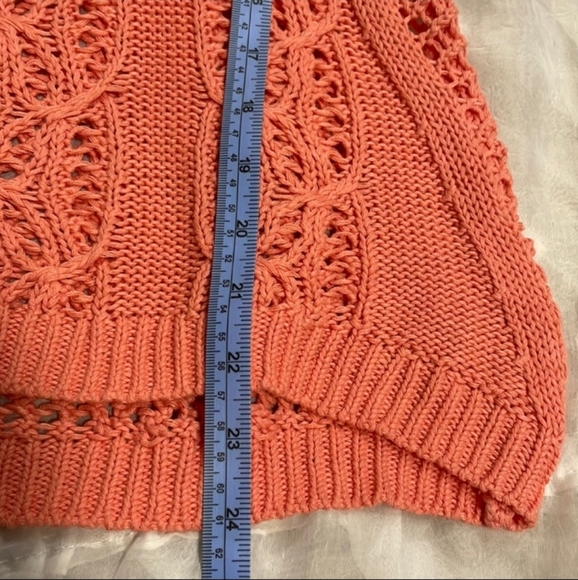 Open Knit Crochet Sweater Small - Picture 7 of 8